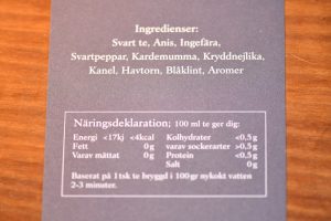 Ingredienser Chai Fjällvind